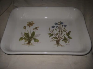 Portmeirion PRT7 14 1/4" Lasagna Fully Vitrified Baking Dish Primula & Pervinca - Picture 1 of 6