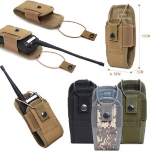 Molle Radio Holder Walkie Talkie Pouch Case for Duty Belt Radio Holster Hunting