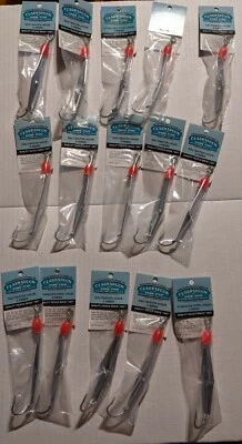 15 Clarkspoons 3-RBMS, Clark spoon with RED bead - NEW in package!