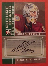 2008 09 ITG Between the Pipes GOALIEGRAPHS A-OP ONDREJ PAVELEC  Autograph  