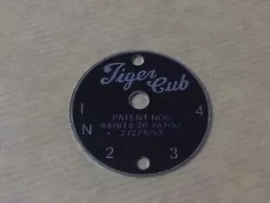 Triumph Tiger Cub H921 Pattern Gear Indicator Face Plate ' - Bild 1 von 3