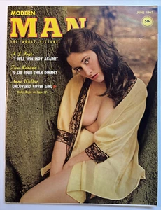 MODERN MAN Magazine (June 1962) Lenny Bruce ZIVA Pinup Girlie Vintage VG - Picture 1 of 9
