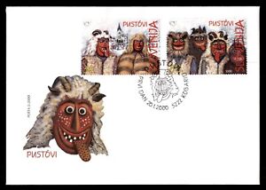 Mayfairstamps Slovenia FDC 2000 People Masks Combo Pustovi First Day Cover aac_5