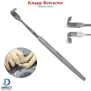 Otorrinolaringólogo Gancho de piel Cirugía Knapp Retractor Joseph Herramientas de eliminación de gancho de esterilización - Imagen 1 de 5