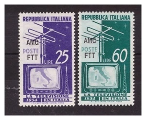 TRIESTE A - 1954  TELEVISIONE  SERIE   NUOVA ** MNH - Imagen 1 de 1
