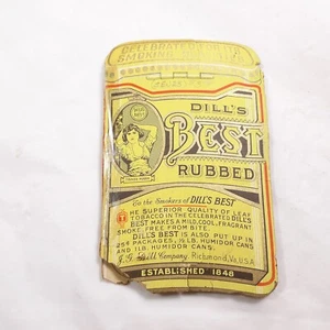 Antique American Dill's Best Tobacco Advertising Card Pipe Cleaners Virginia - Picture 1 of 6