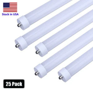 25~100Pcs T8 8FT LED Tube Light FA8 45W 6000K Garage Ceiling Shop Light Bulbs 8' - Picture 1 of 13