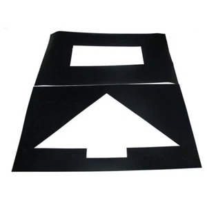 42" Traffic Parking Lot Symbol Painting Stencil Kit Straight Arrow Plastic 3W633 - Picture 1 of 1