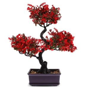 Simulazione Decorazione Casa Pianta Vaso Realistico Interno Esterno Finto Bonsai Albero - Foto 1 di 11