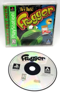 FROGGER PS1 CIB COMPLETE IN BOX SONY PLAYSTATION GAME ATARI - Picture 1 of 2