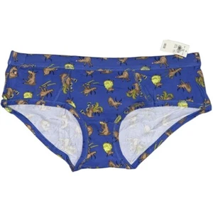 NWT Aerie Blue Black Cotton Reindeer Panties Holiday Underwear Size Extra Large - Picture 1 of 9