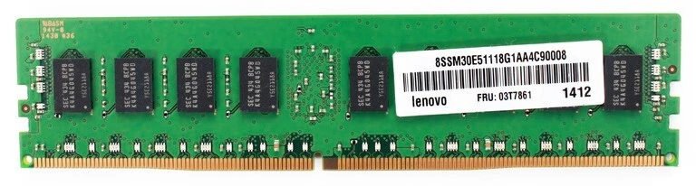 LENOVO 03T7861 8GB (1X8GB) PC4-17000 DDR4-2133MHZ SDRAM MEMORY - Image 1 of 3
