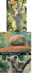 Eziphone $10 & $20 & One Tel $20-Call Card - Australian Wildlife - Picture 1 of 2