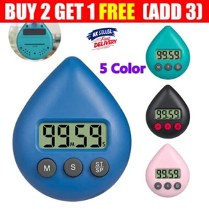 Brand New DIGITAL SHOWER TIMER Four Color Waterproof Energy Saver Digital Timer - Picture 1 of 18