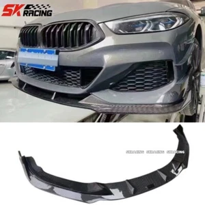 Labio de parachoques delantero de fibra de carbono real para BMW M850i G14 G15 G16 2020-2024 - Imagen 1 de 14