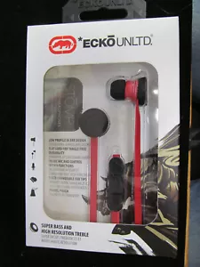 NUOVO ECKO UNLTD STOMP CABLATA ROSSA SPINA 3,5 MM DRIVER 10 MM ALLUMINIO SPEDIZIONE GRATUITA - Foto 1 di 2