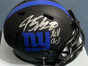 JEREMY SHOCKEY NEW YORK GIANTS XLII SB CHAMPS  JSA ECLIPSE SIGNED MINI HELMET - Picture 1 of 3
