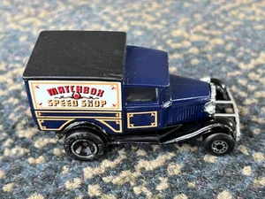 Matchbox usato modello A Ford Truck 1979 costruzione plastica/metallo blu nero - Foto 1 di 11