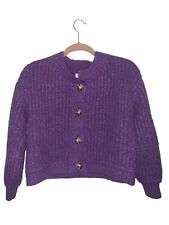 Zara Kids Girl’s  Knit Cardigan Purple Size 13-14 YEARS New With Tags NWT