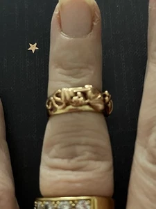 Clogau 9ct Yellow Gold Ring. Tree Of Life In Rose Gold - Picture 1 of 8