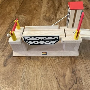 Brio Railway Drawbridge #33357  Train Set Made In Sweden Orig Box Missing 1 Rail - Picture 1 of 17