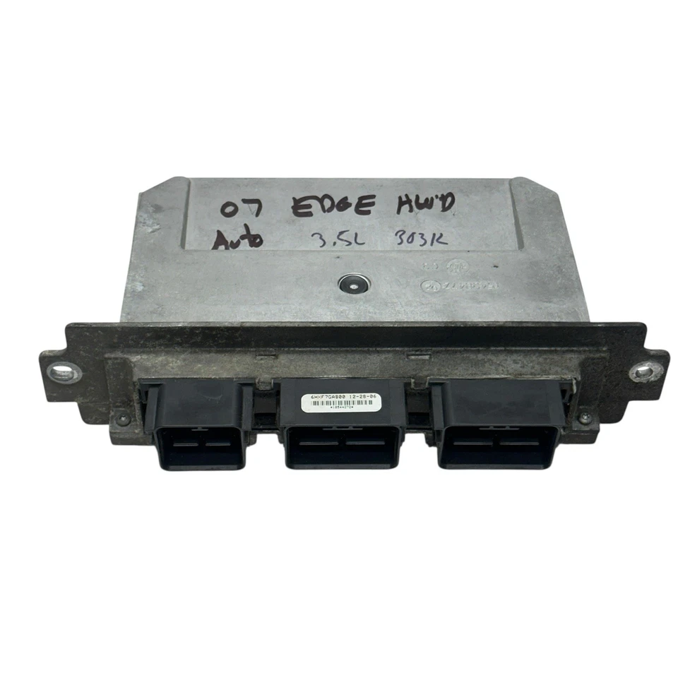2007 Ford Edge MKX 3.5L AWD OEM Motor Computador ECM ECM EEC 7T4Z-12A650-ZH 07 - Imagem 1 de 1