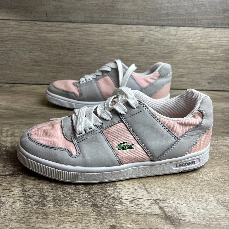 Zapatillas deportivas Lacoste Thrill MIX-DYS 91V para mujer EE. UU. 7 gris rosa Foto 1 de 4