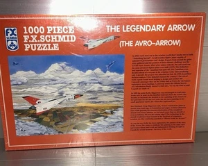 Vintage The Legendary Arrow Schmid F X Puzzle 1000 Pc. New Sealed 20 x 27 - Picture 1 of 8