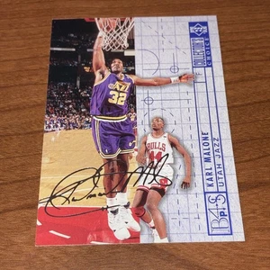 1994-95 Collector's Choice Silver Signature #397 Karl Malone - Utah Jazz - Imagen 1 de 2
