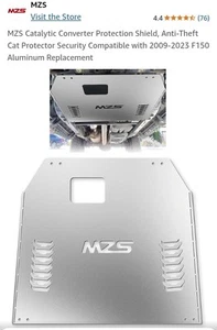 MZS Catalytic Converter Protection Shield For Ford F150 2009-2023 - Picture 1 of 6
