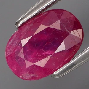 1.33Ct.Precious Gem Natural Top Red Pink UNHEATED Ruby Winza,Tanzania - Picture 1 of 4