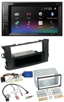Pioneer Bluetooth Lenkrad USB 2DIN DAB DVD Autoradio für Toyota Auris 2011-2012 - Bild 1 von 4