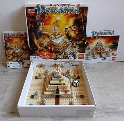 lot LEGO Boite de jeu Ramses Pyramid Reiner Knizia 3843 complet notice + manuel - Photo 1/4