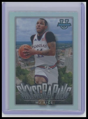 2022-23 Bowman University Chrome #S-7 MJ Rice Skyscraping - Image 1 of 2