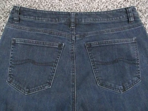 Talbots Jeans Womens 6P Petite Blue Dark Wash Stretch Denim Straight Leg 28x28 - Picture 1 of 10