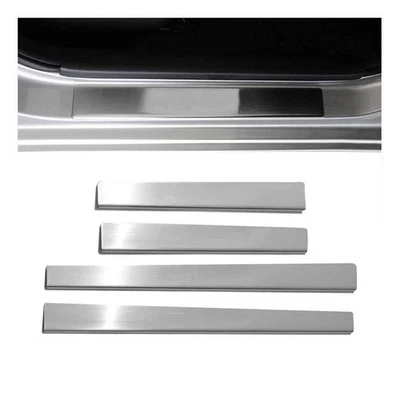 Protector antiarañazos placa rasguño alféizar de puerta Alfa Romeo 2002-2007 147 acero inoxidable Foto 1 de 4