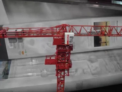 ROS 80107-3 Wolff 6031 CLEAR Tower Crane 1/87 HO Scale Die-cast Brand-new MIB - Image 1 of 4