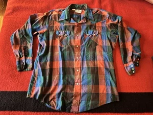 Vintage Dee Cee Brand Western Shirt Pearl Snap XL - Picture 1 of 3