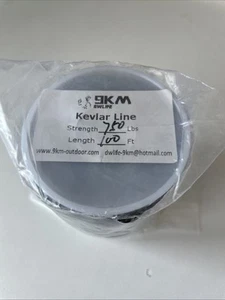 100 ft Kevlar Cord 750lb Black Braided Cord Made With Kevlar - Picture 1 of 5