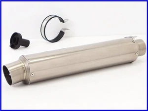 NITRO RACING 420mm Titanium Silencer 60.5mm GPz900R ZRX1200 Zephyr 1100 ZZR1100 - Picture 1 of 10