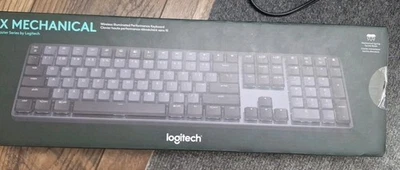 Logitech MX Mechanical Wireless Illuminated Performance Keyboard Graphite - Image 1 of 2