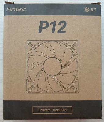 New Antec P12 120mm PC Case Fan 3-pin Connector 9 Blade - Image 1 of 4