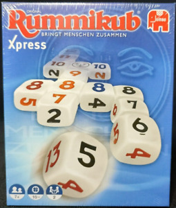 Rummikub Xpress - Würfelspiel - Jumbo - Ab 7 Jahren - Neu