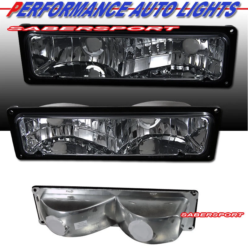 Juego de pares de luces de parachoques de señal de humo para GMC Chevy C/K 1988-1999 tamaño completo Foto 1 de 1