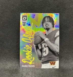 Jayden Daniels Rookie Kings Card 2024 Panini Donruss Optic Football #22 Case Hit - Picture 1 of 2