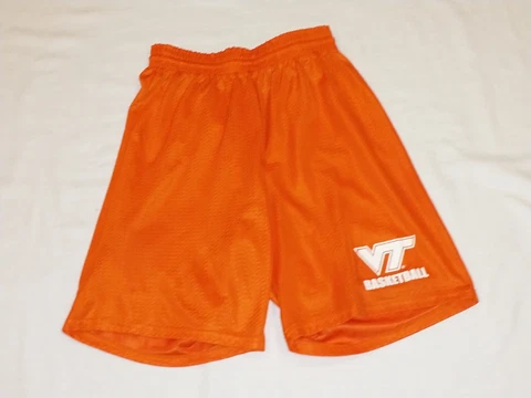 Vintage Team Issued Augusta Sportswear Virginia Tech Hokies Basketball Shorts L Cover