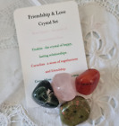 Friendship and Love four crystals in bag with card crystal set