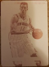 JASON SMITH 2012-13 Panini Totally Certified PRINTING PLATE SP #1/1 of 1 Hornets