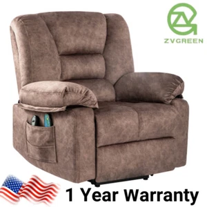Electric Power Lift Recliner Chair with Vibration Massage Heat Sofa for Elderly - Picture 1 of 10