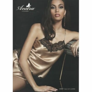 Damen Satin Unterhemd 2tlg Unterhemd Oberteil Unterwäsche schmale Schulter + passende Unterhose - Bild 1 von 2